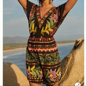 Anthropologie Farm Rio Nieves Cover-Up Tunic Dress